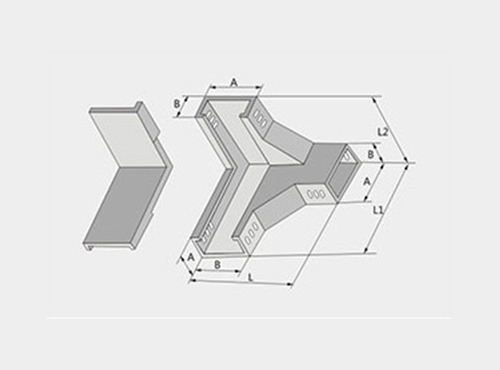 槽式下角垂直三通XQJ-C-03G型